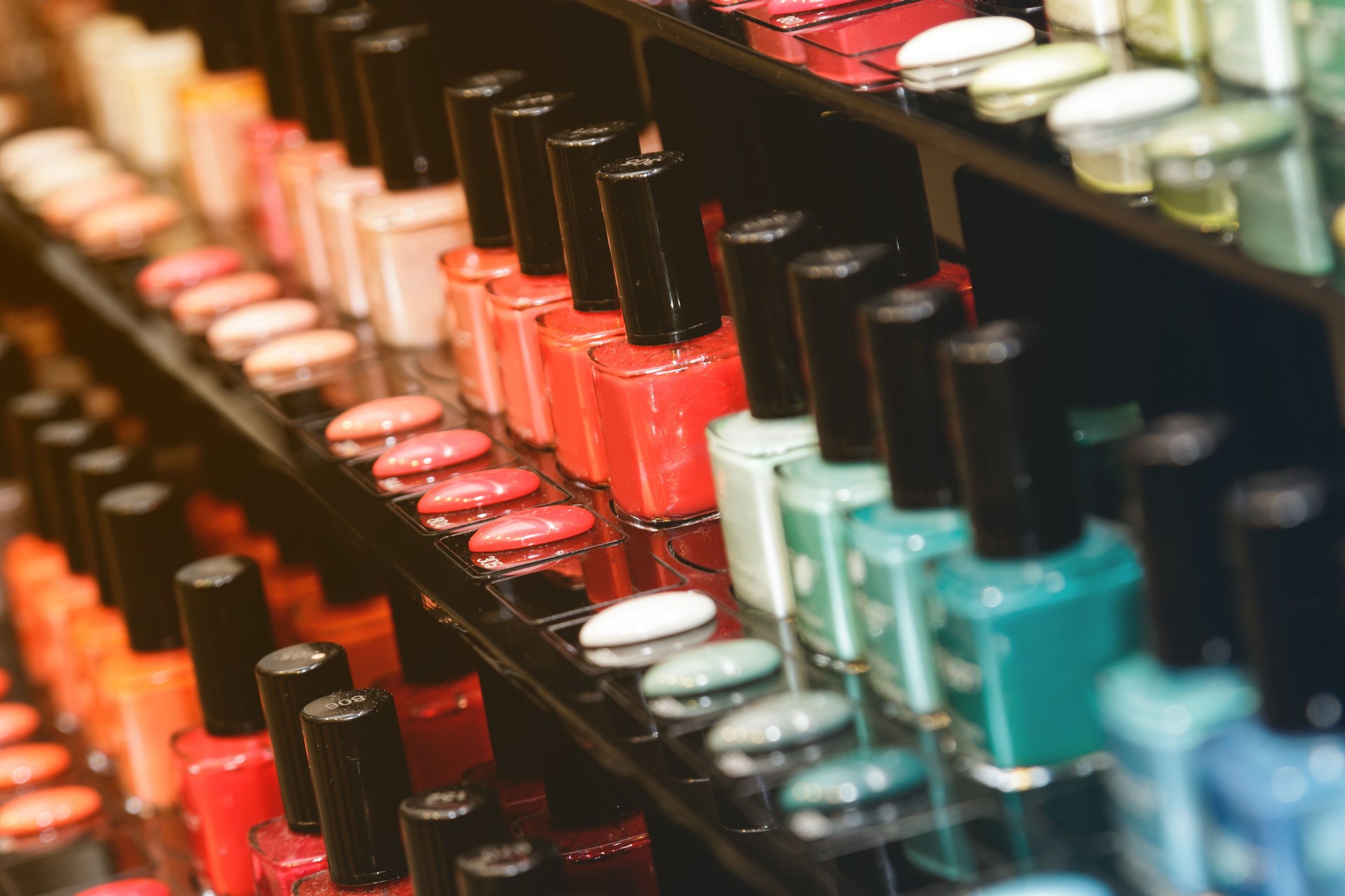 Different nail polishes